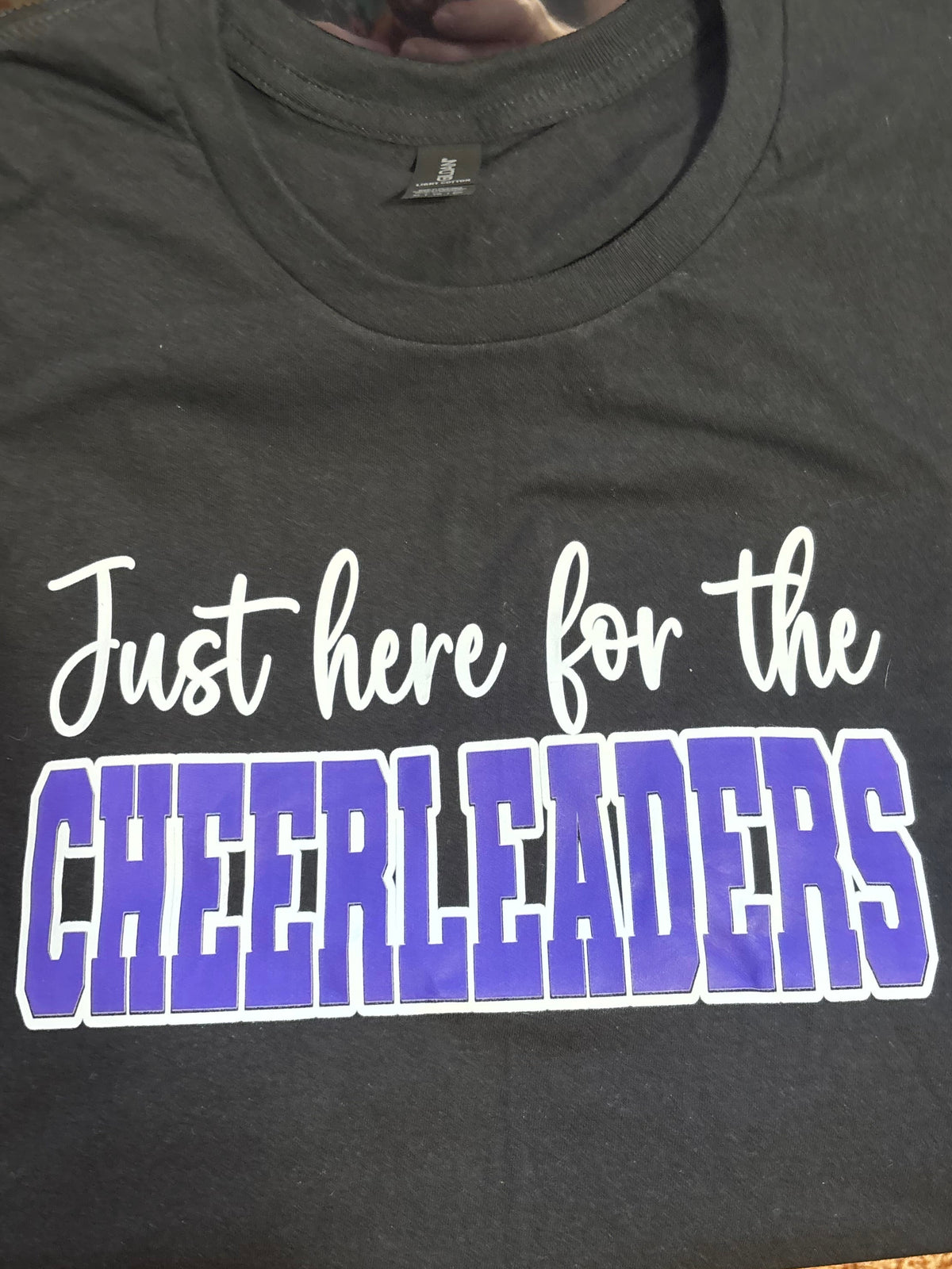 Just Here For the Cheerleaders t-shirt